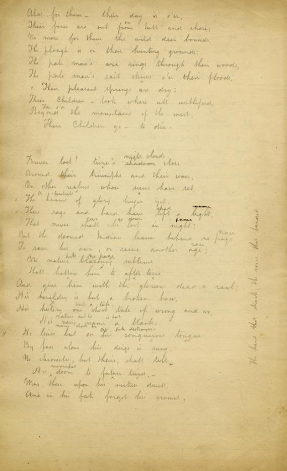 Original image of poem "Centennial Ode"