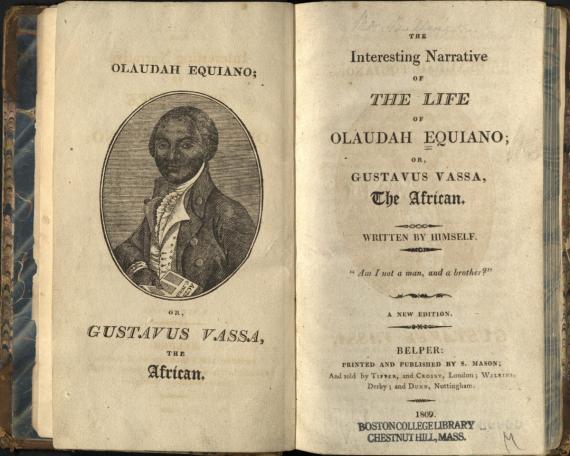 Image of Equiano book front pages