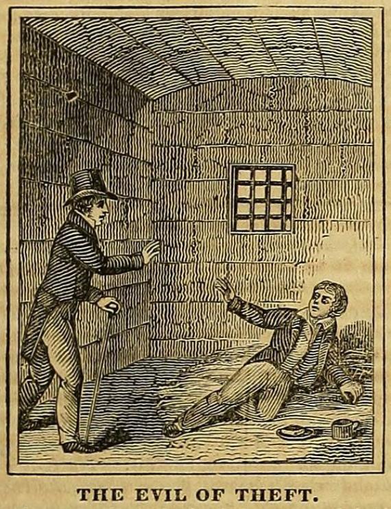 Illustration of "The Evil of Theft"