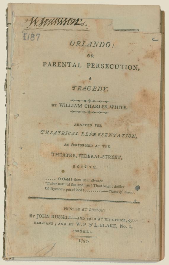 Image of Orlando title page