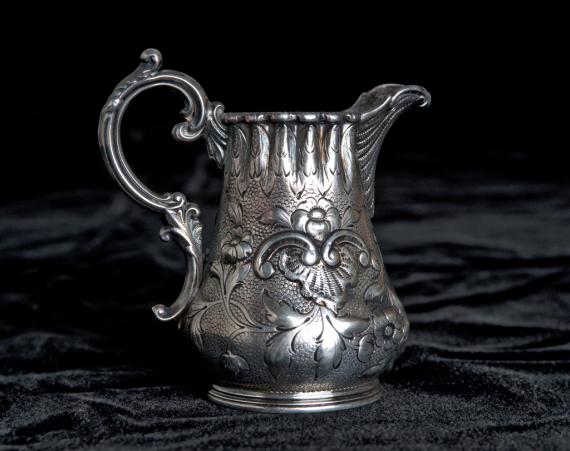 Image of silver pitcher